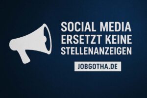 📢 Social Media ersetzt keine Stellenanzeigen